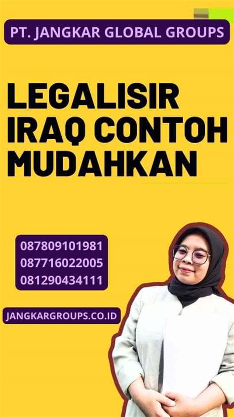 Legalisir Iraq Contoh Mudahkan Jangkar Global Groups