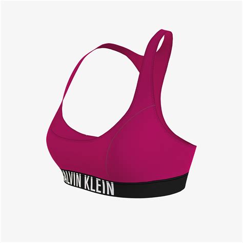 Calvin Klein Bralette Racerback Rp Kad N Pembe Bikini St Kadin Mayo Bikini Superstep