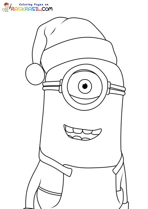 Disegni Di Natale Minion Da Colorare