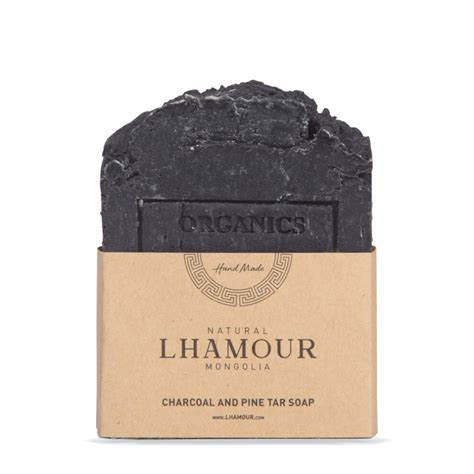 charcoal  pine tar soap mongulai