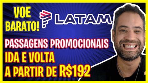 Voe De LATAM Passagens Promocionais Ida E Volta A Partir De R 192