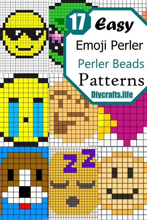 Easy Emoji Perler Bead Patterns For Every Mood Diy Crafts