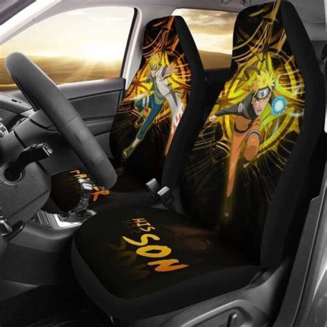 His Father His Son Naruto Minato Car Seat Covers Design Trend