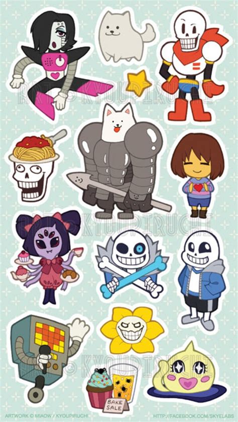 Undertale Stickers Set | Etsy