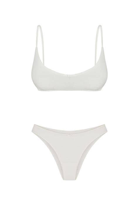 Basic Lingerie Set Soft Cotton Lingerie Natural Lingerie Set Soft Cotton Bra Soft Cotton Panties