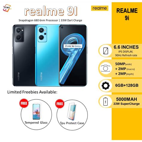 ORIGINAL Realme 9i Smartphone Snapdragon 680 6nm Processor Dart