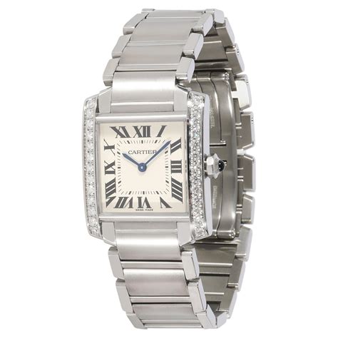 Cartier Tank Francaise Steel Yellow Gold Large Unisex Watch W51005Q4