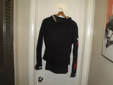 Wwi Us Navy Uniform W Cracker Jack Blouse Bb Pants Donald Duck Hat