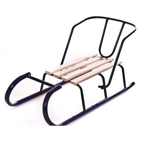 Санки детские металлические малые со спинкой Малыш модель 4 Украина ...