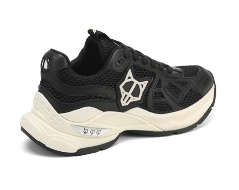 Giày Naked Wolfe Smash Black Mesh Authentic Shoes