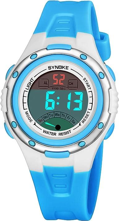 Reloj Digital para niños Niños Niñas Deportes Relojes Impermeables con