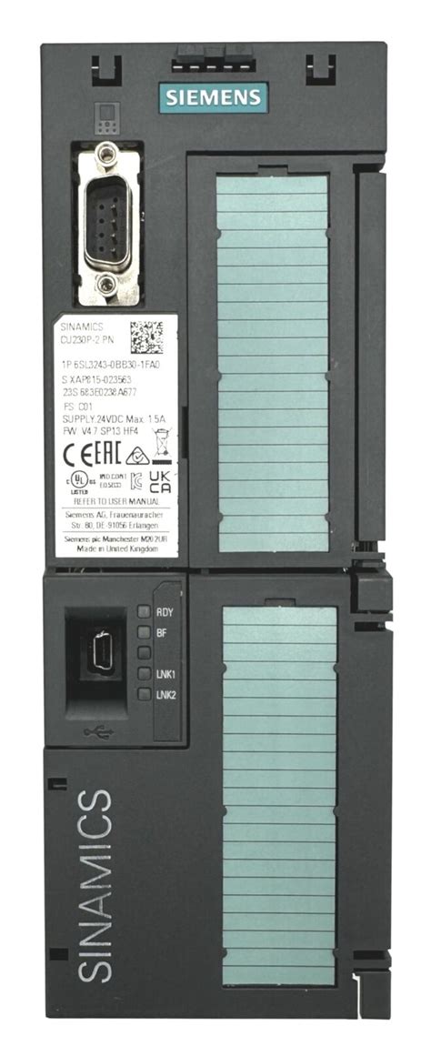 Siemens SINAMICS CU230P-2 PN - 6SL3243-0BB30-1FA0 - NEW | eBay