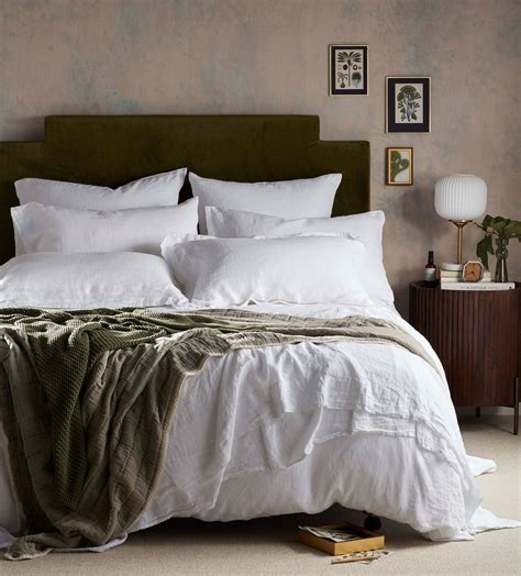 White 100 Linen Bedding Secret Linen Store