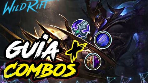 COMO JUGAR ZED LOL WILD RIFT NEW SKYN ITEMS Y COMBOS YouTube