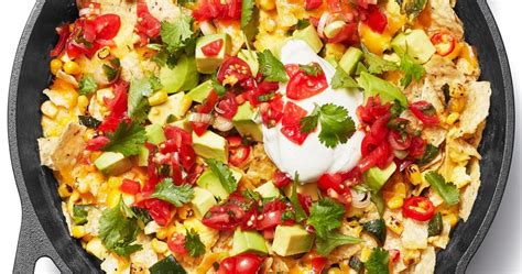 Cheesy Tex Mex Migas Punchfork