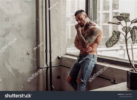 Fashion Portrait Sexy Naked Male Model Stock Photo Shutterstock