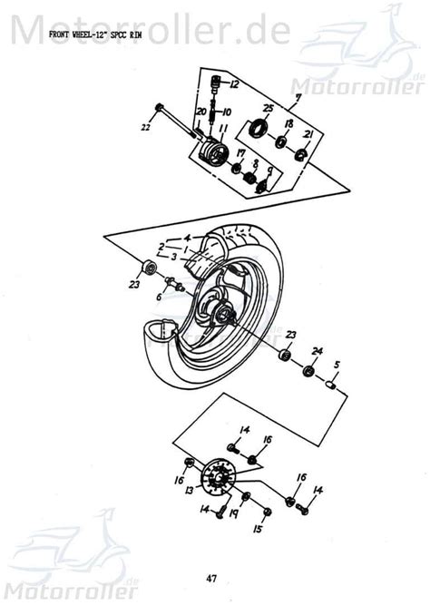 Adly Distanzbuchse Mitte Thunder Bike Tb H Lse A