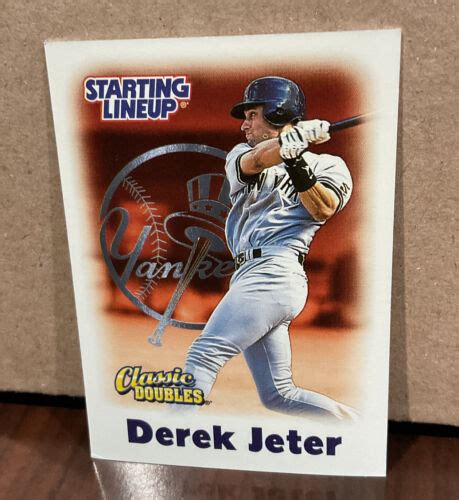 Derek Jeter Kenner Starting Lineup Card Classic Doubles New York