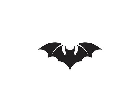 bat vector icon logo template 597385 Vector Art at Vecteezy