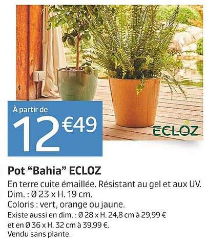 Promo Pot Bahia Ecloz Chez Jardiland Icatalogue Fr