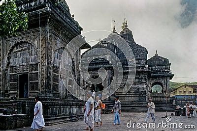 Jyotirling Trimbakeshwar Shiva Temple In Foothill Of Westarn Ghat Near