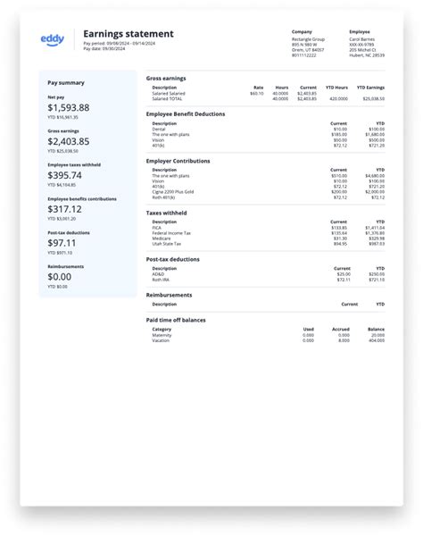 How to Make Pay Stubs [+ Free Template] | Eddy