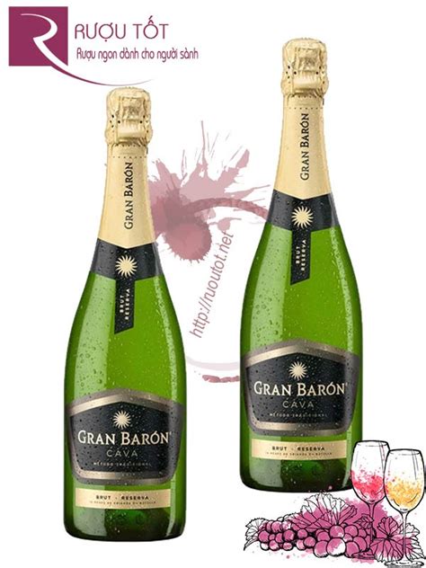 Rượu vang Gran Baron Cava Brut Reserva Giá tốt