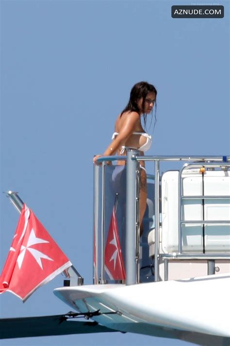 Elettra Lamborghini Sexy Relaxes While Nude On A Boat In Formentera AZNude