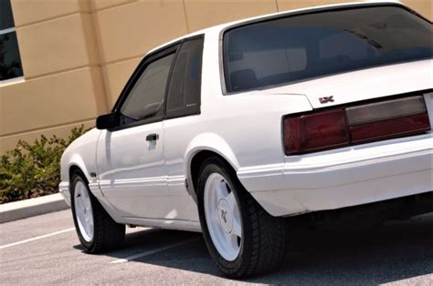 Ford Mustang Lx Spd White Red Notchback Rare For Sale Ford