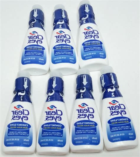 7 Clear Eyes Contact Lens Lubricant Rewetting Eye