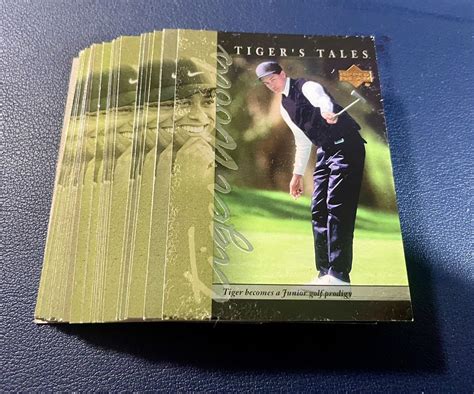 Tiger Woods 2001 Upper Deck Tiger S Tales Complete Set 30 Cards