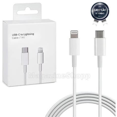 Cabo Para Iphone 13 - Novo Cabo Celular Para iPhone 13 Tipo C Lightning 1m | Shopee Brasil