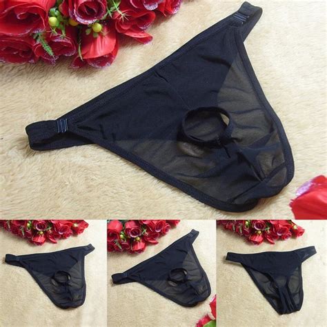 NEUF HOMME SOUS V TEMENT String G String Culotte Transparent Sexy Lingerie EUR PicClick FR