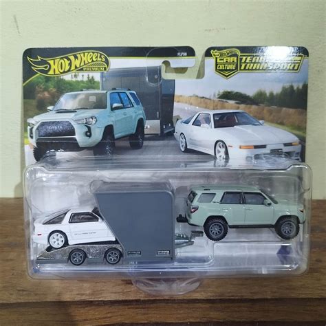 Jual Hot Wheels Team Transport Toyota Runner HIjau Toyota Supra Putih Shopee Indonesia