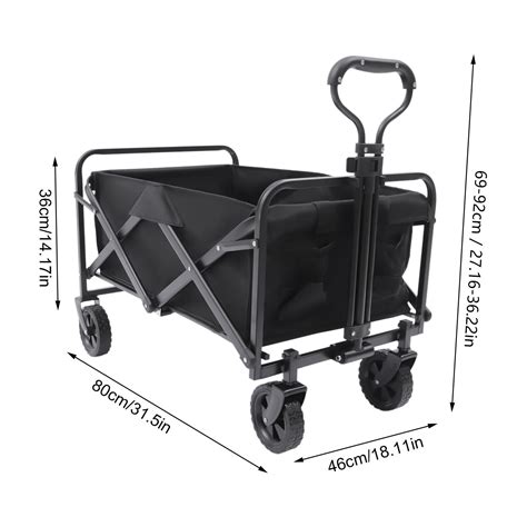 Heavy Duty Foldable Folding Trolley Beach Camping Festival Cart