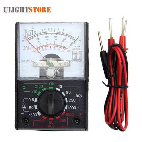 Mf 110a Electric Analog Multimeter Multitester Portable Voltmeter Ammeter Ac Dc Voltage