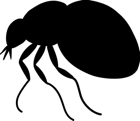 flea  vector silhouettes  creazillacom
