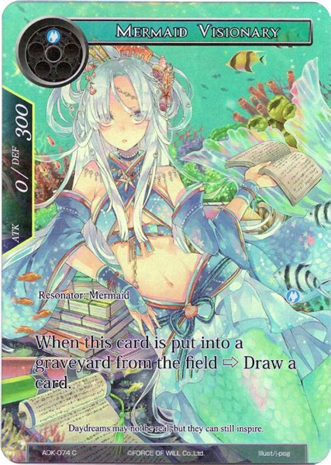 Mermaid Visionary (Full Art) - Advent of the Demon King - Force of Will