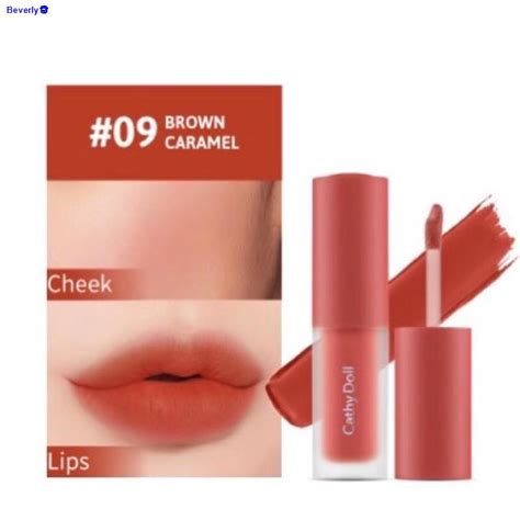 สปอตสนคาCATHY DOLL เคทดอลล นดแมททนท LIP CHEEK NUDE MATTE TINT ขนาด G Shopee