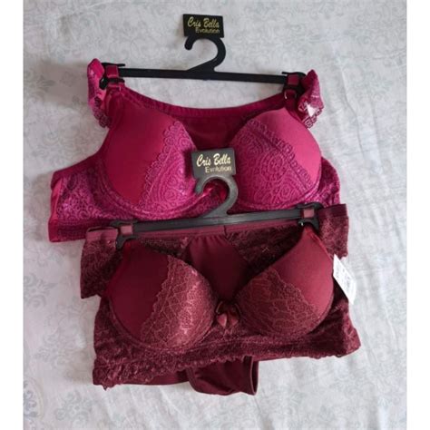 Conjunto De Lingerie Feminino Calcinha E Suti Bojo E Aro Shopee Brasil