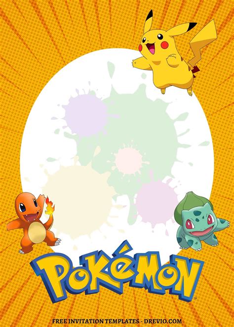 11 Ultimate Pokemon Canva Birthday Invitation Templates Artofit