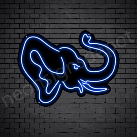 Elephant V3 Neon Sign Neon Signs Depot