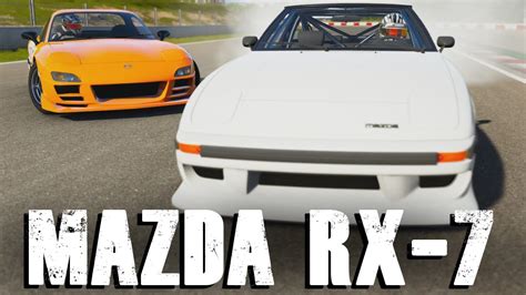 Generation Battle 1985 Mazda Rx7 Fb Vs 1997 Mazda Rx7 Fd Forza 6 Youtube