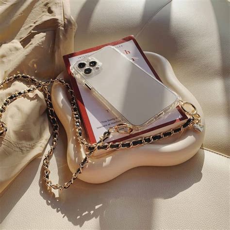 Clear Chain Necklace Strap Crossbody Phone Case Qeeca Case