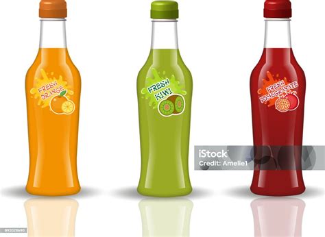 set botol minuman kaca jus segar limun minuman  gaya