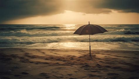 Premium Photo Sunset Over Tranquil Seascape A Tropical Paradise