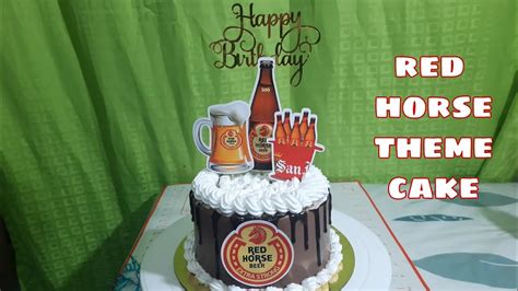 Red Horse Theme Cake Yethzeran Youtube