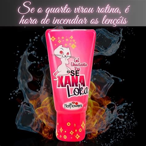 Gel Excitante Xanaloka 15g Xana Loka Hot Flowers Esquenta Esfria E Vibra Sexy Shop Xana