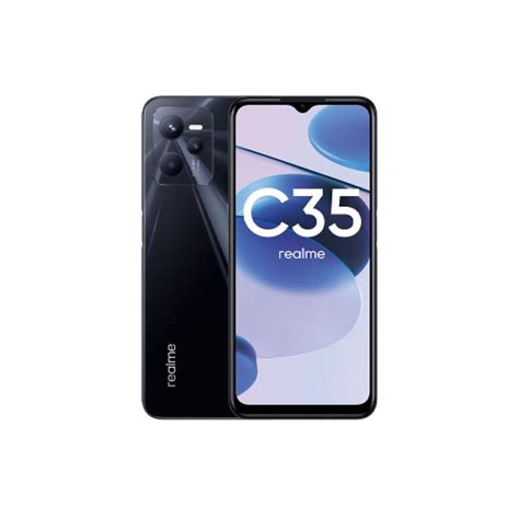 Мобильные телефоны Realme Realme C35 4gb128gb Rmx3511 Glowing Black