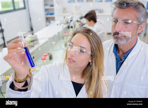 Inside The Laboratory Stock Photo Alamy
